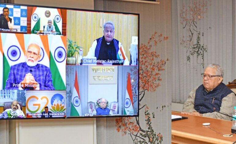  उदयपुर जी-20 शेरपा बैठक के सफल आयोजन पर प्रधानमंत्री ने पीठ थपथपाई