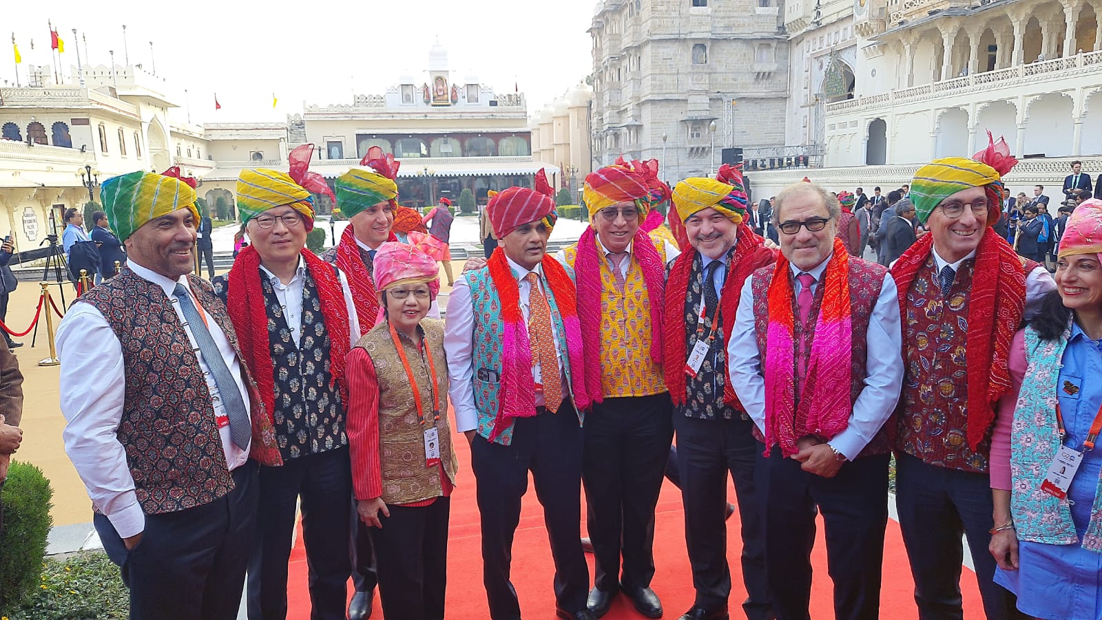जी-20 शेरपा बैठक : राजस्थानी साफे में बंधे दुनिया के 29 देश - Amolak News
