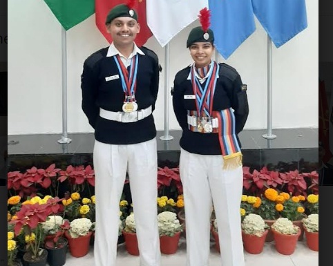 cadet swati rathore and kunal singh panwar