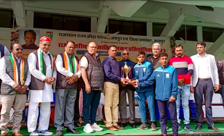 कोटड़ा के खिलाड़ियों के दमदार प्रदर्शन से उदयपुर फुटबाल टीम विजेता