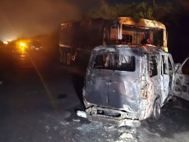 राजस्थान में स्कॉर्पियो-ट्रेलर में भिड़ंत, 4 दोस्त जिंदा जले