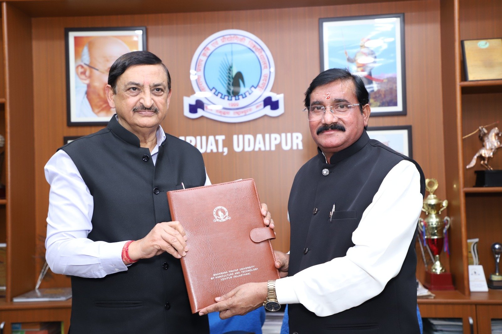 प्रो. बी.एल. वर्मा ने महाराणा प्रताप कृषि एवं प्रौद्योगिकी विश्वविद्यालय के कुलगुरु का कार्यभार ग्रहण किया