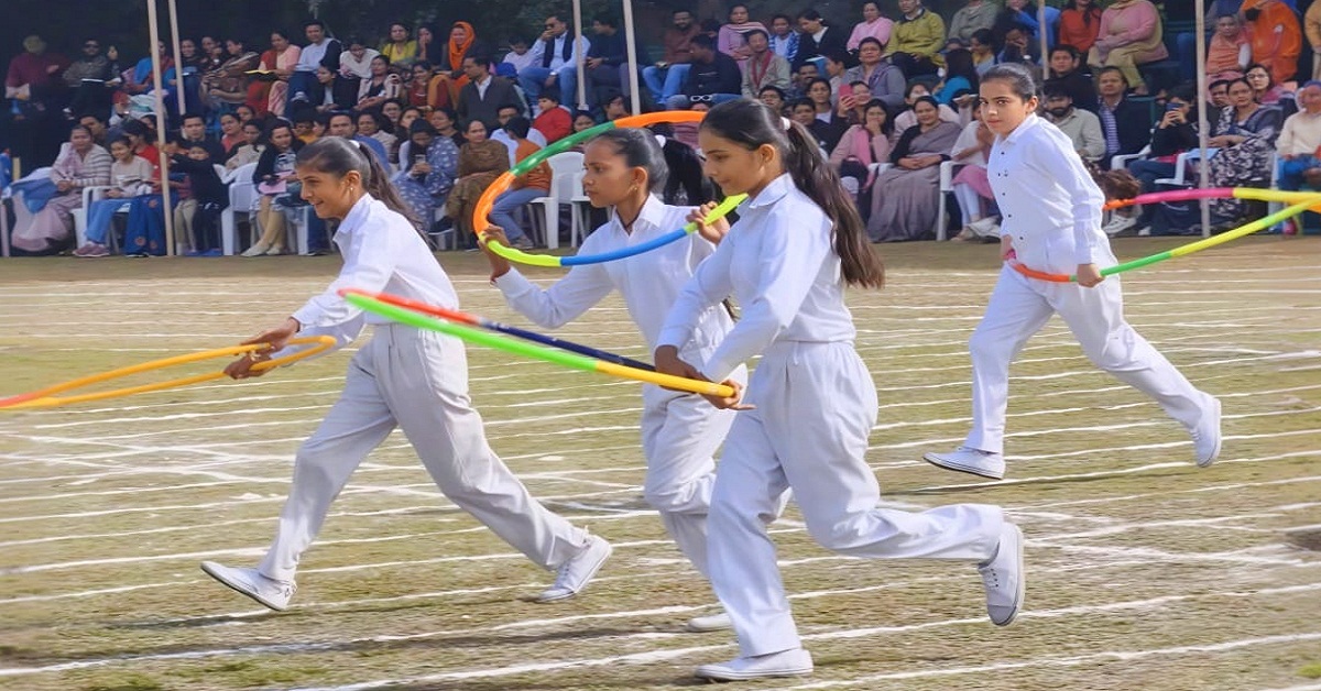 सेन्ट एन्थोनिज स्कूल में खिलाड़ियों का सम्मान