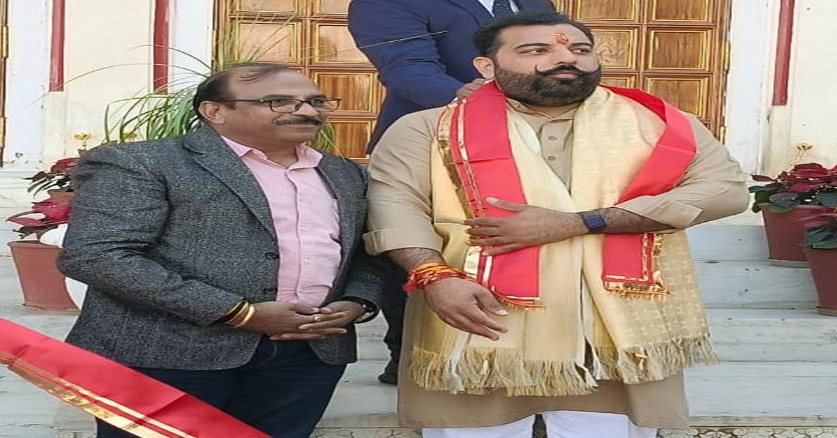 डॉ लक्ष्यराज सिंह मेवाड को दी शुभकामनाएं, PTI जर्नलिस्ट डा. तुक्तक भानावत ने दी बधाई