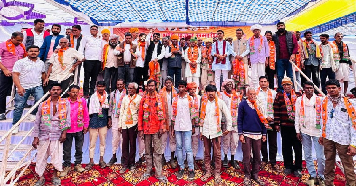 कांग्रेस छोड़ प्रधान सहित 101 कार्यकर्ता भाजपा में आए, कांग्रेस-हमे कोई नुक़सान नहीं